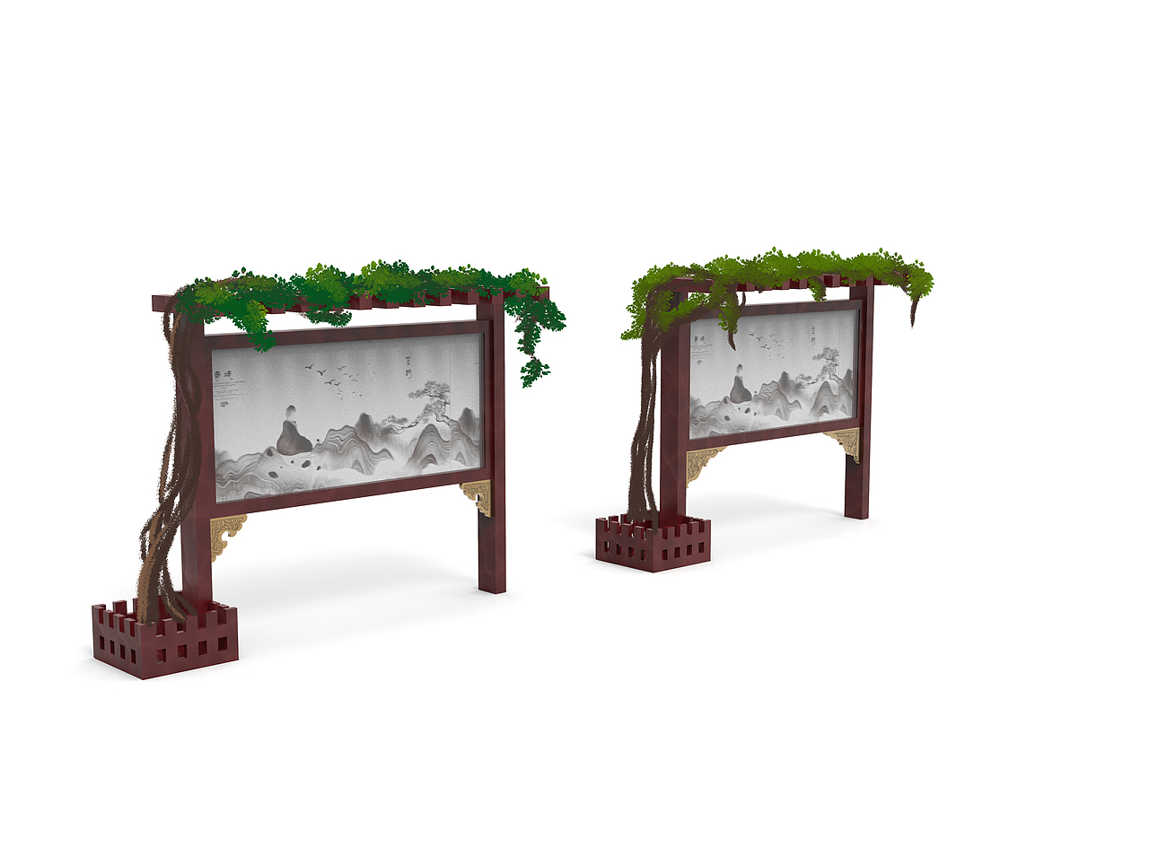 湘春路社区宣传栏设计