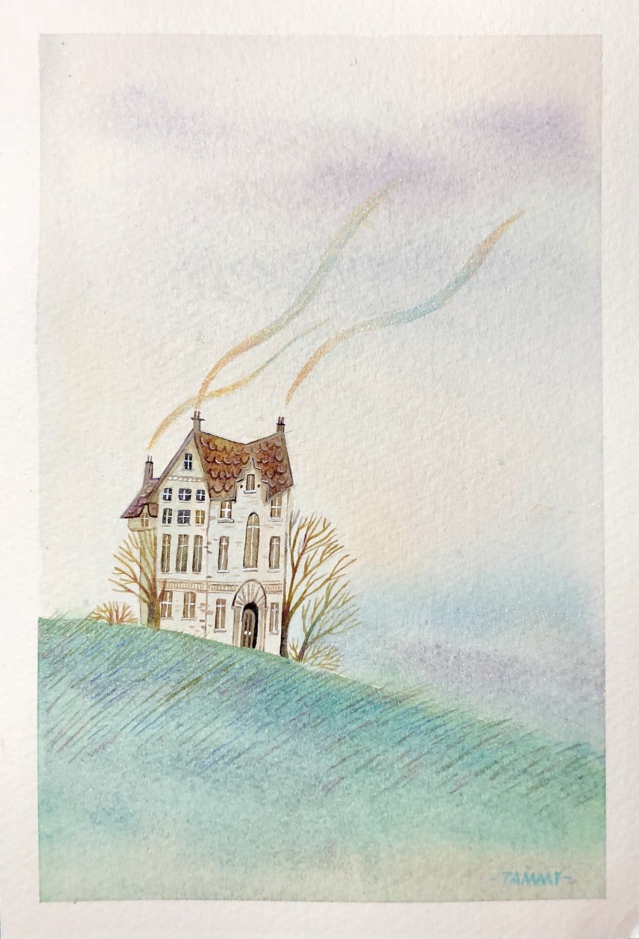 风景水彩（图ZMTQwOTg3NDE2） - 儿童插画 - 站酷设计师塔塔小糊涂123原创素材 - 站酷ZCOOL