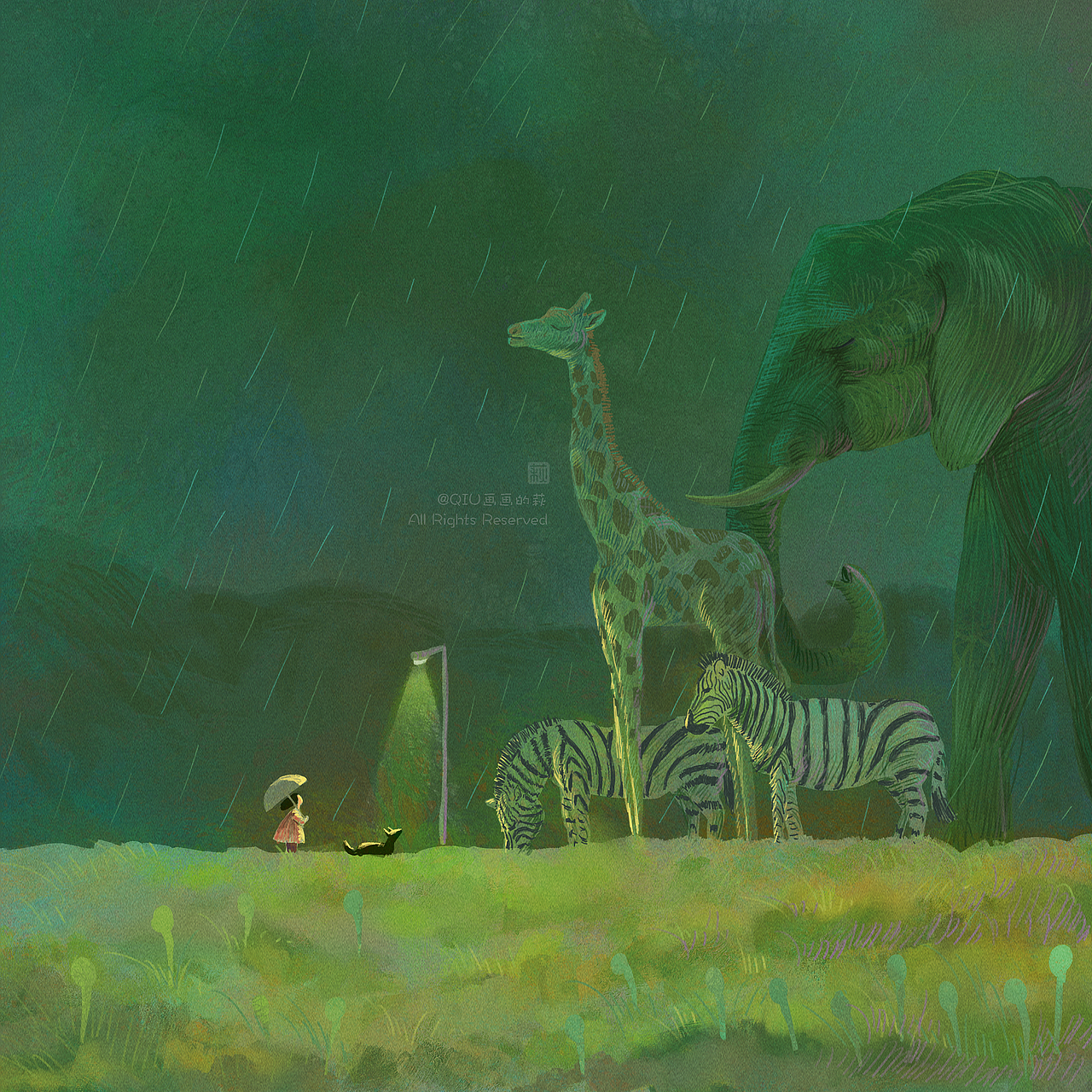 巨型动物王国（图ZMjQ5NjQyNDYw） - 绘本 - 站酷设计师千章之萩原创素材 - 站酷ZCOOL