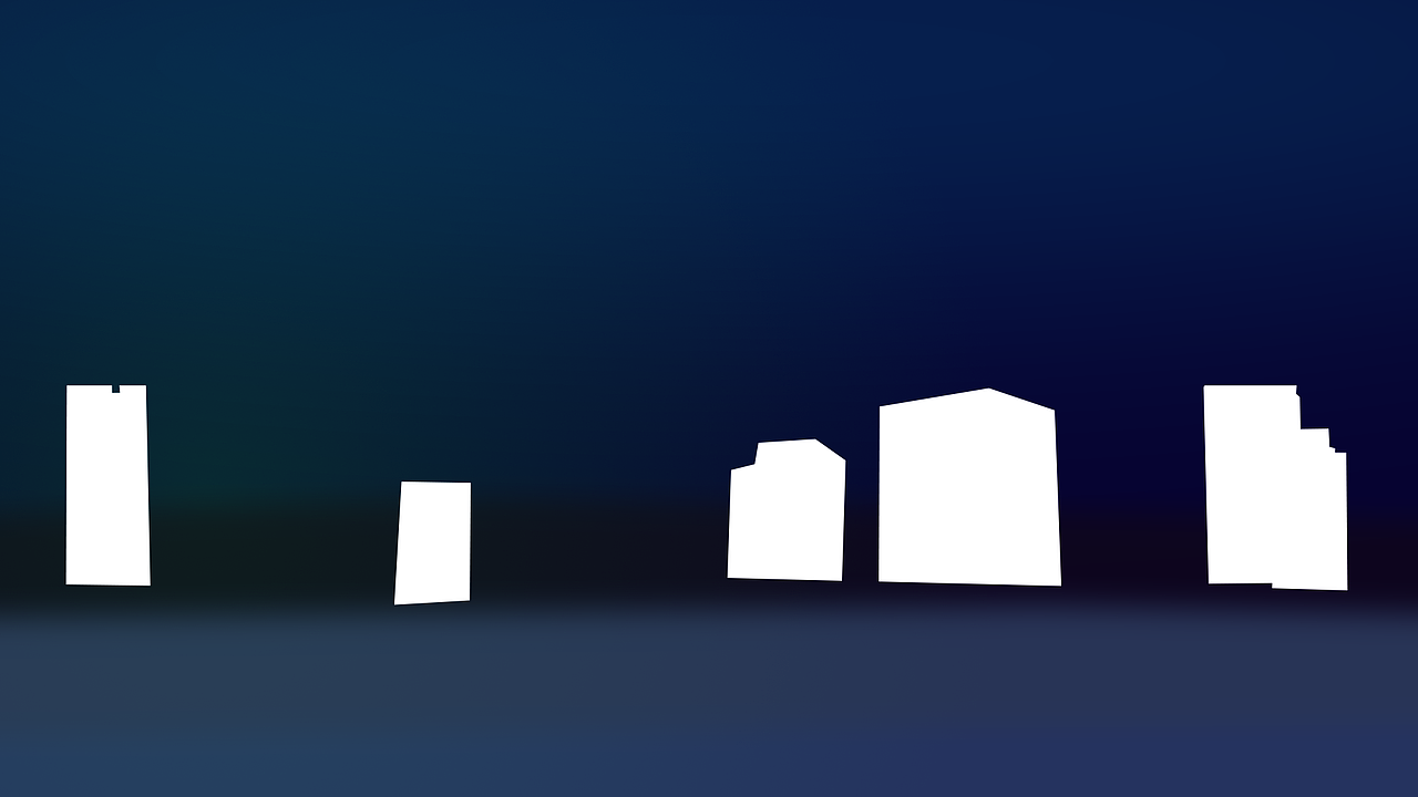 城市建筑小动画