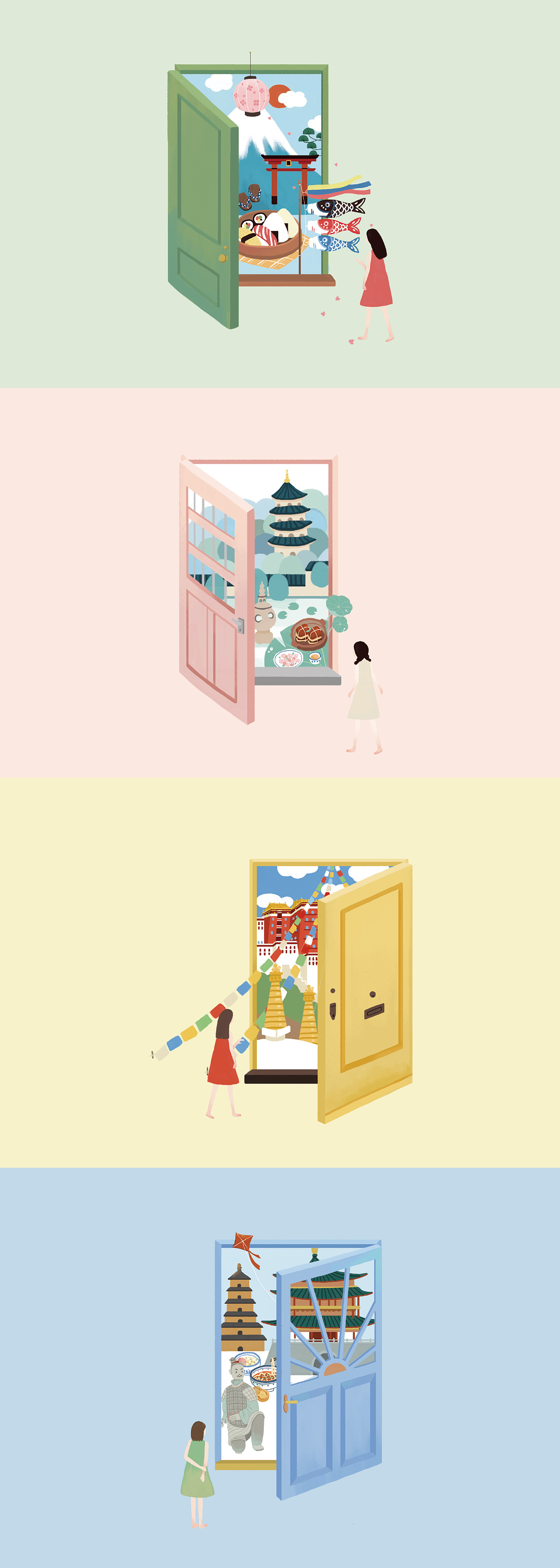 2018插画小结（图ZMTQwMTM4Mzc2） - 商业插画 - 站酷设计师邓邓卖苏原创素材 - 站酷ZCOOL