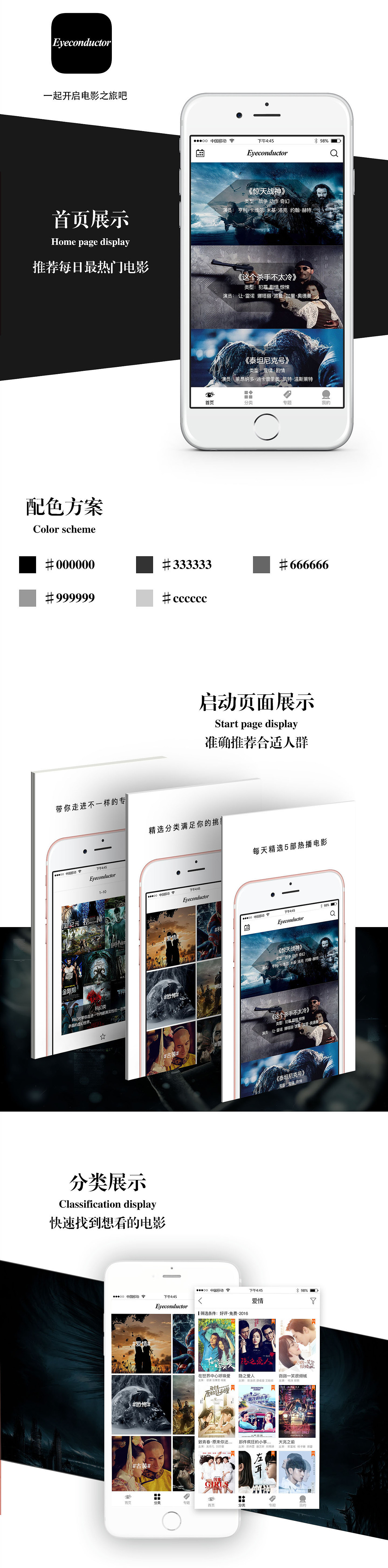 导眼电影APP（图ZNTYzMTc2MDg=） - APP界面 - 站酷设计师莎莎Queen原创素材 - 站酷ZCOOL