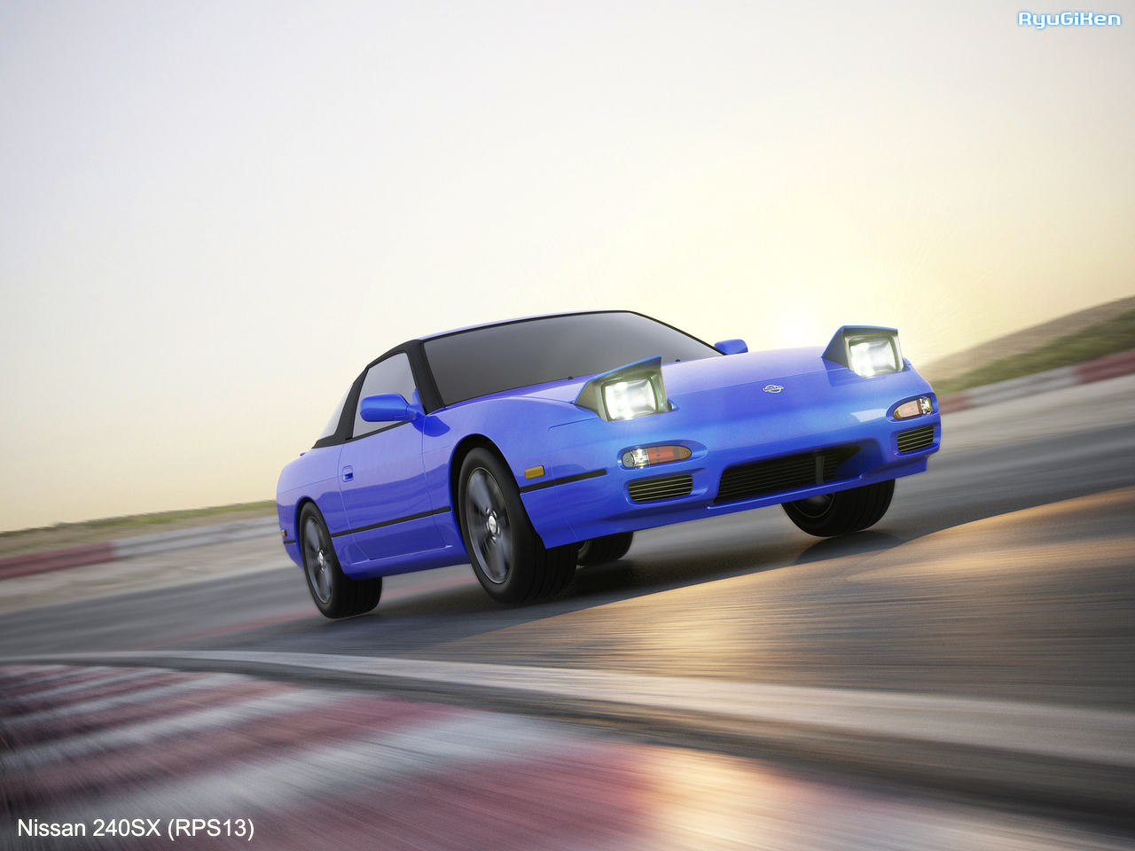 Nissan 180SX/240SX (RPS13)（图ZMTIwMjM2NDY4） - 机械/交通 - 站酷设计师RyuGiKen原创素材 - 站酷ZCOOL