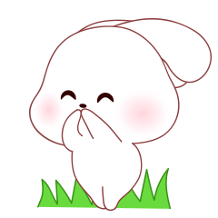 兔兔真可爱夏天表情