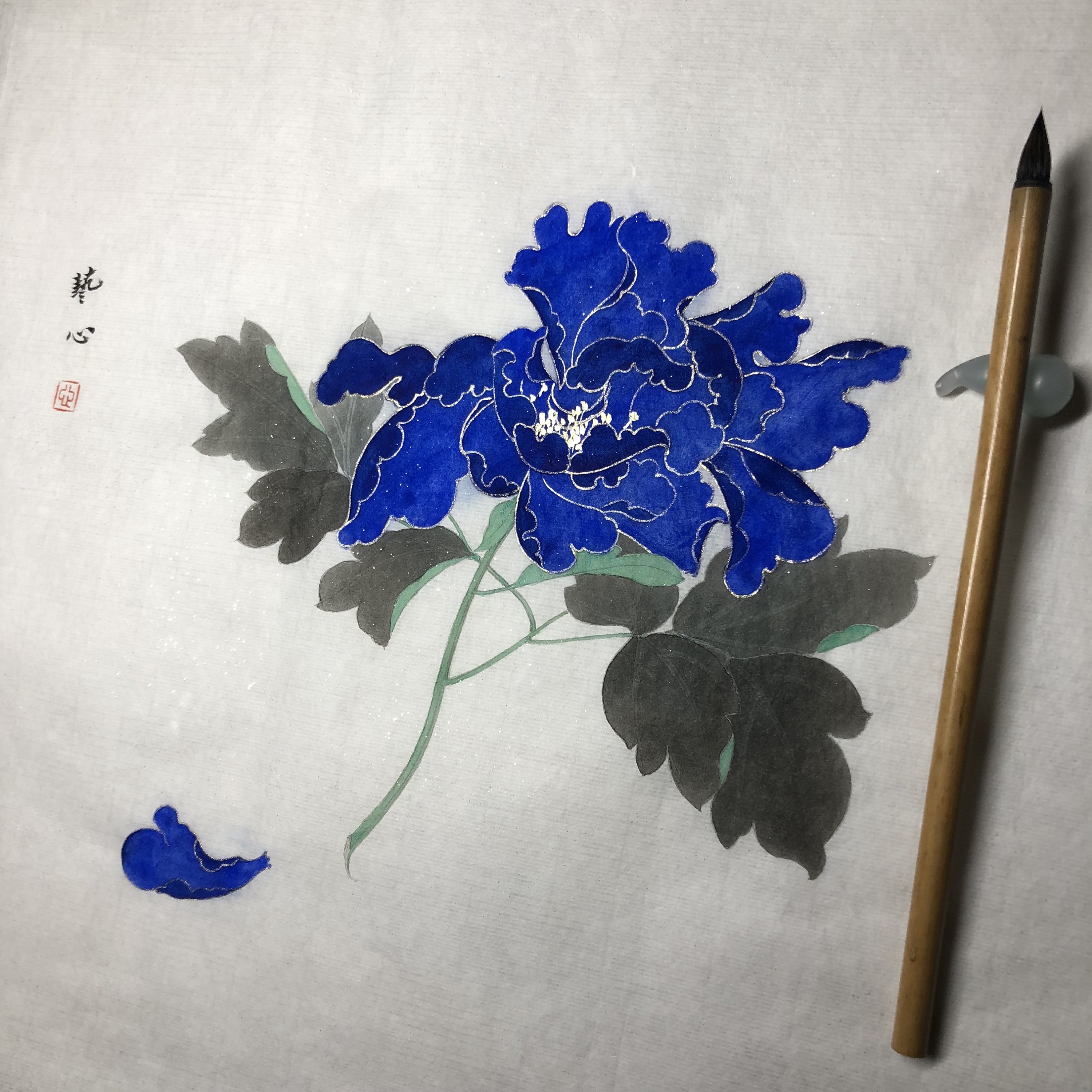 双色牡丹|纯艺术|绘画|疏香馆艺心 - 原创作品 - 站酷 (zcool)