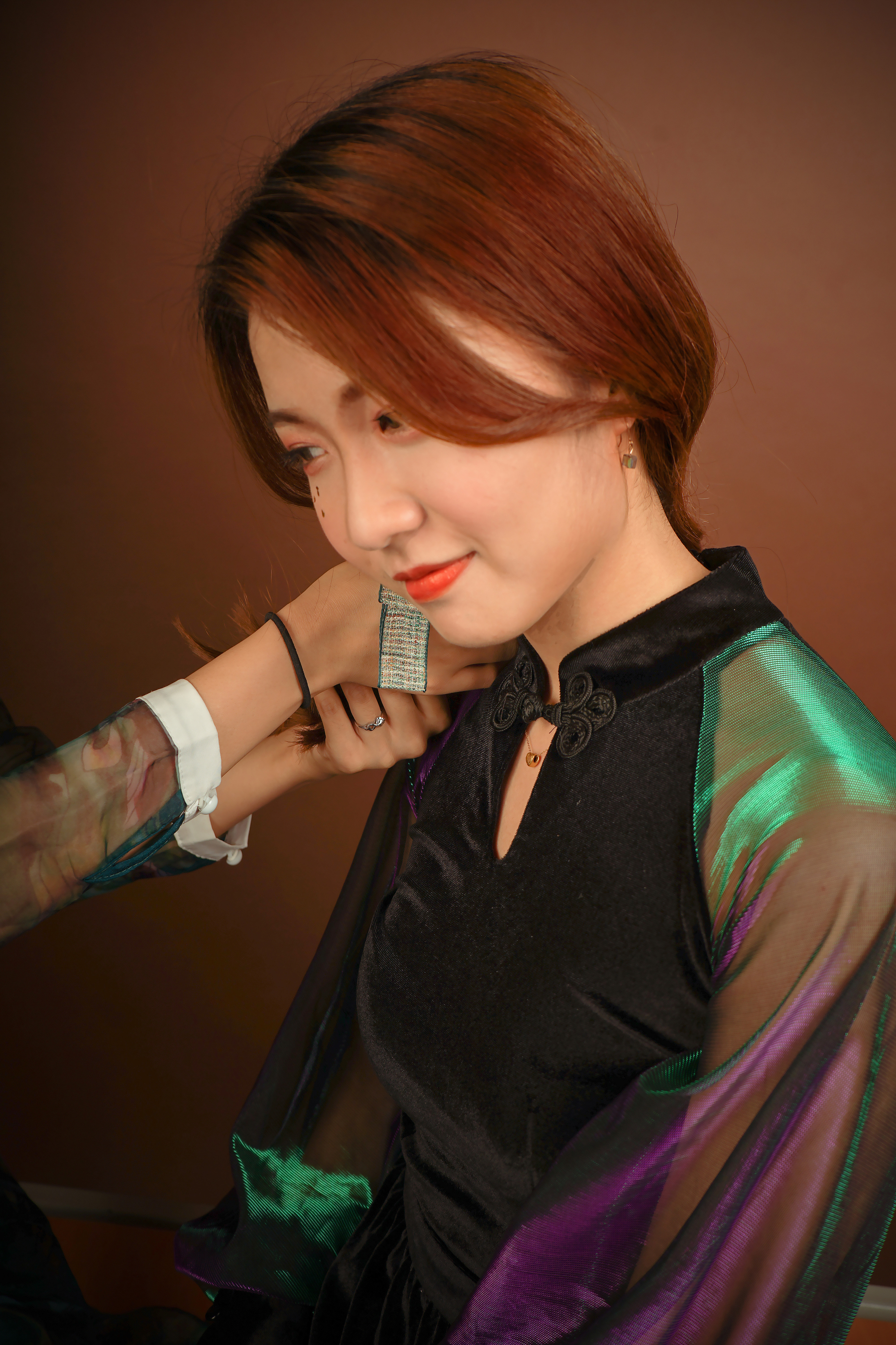 摄影棚人像 双胞胎姐妹