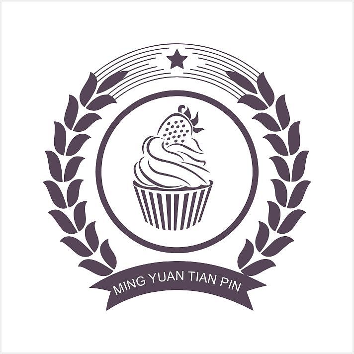 名苑甜品店 甜品logo 甜品标志