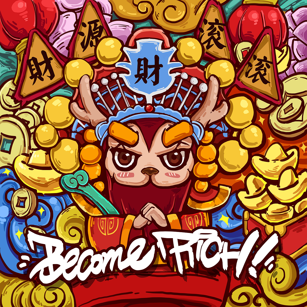 【原创】CBA山西男篮吉祥物文创插画