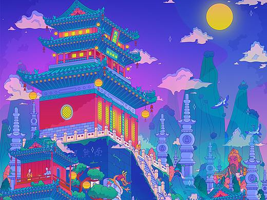 上谷八景-市阁凌霄