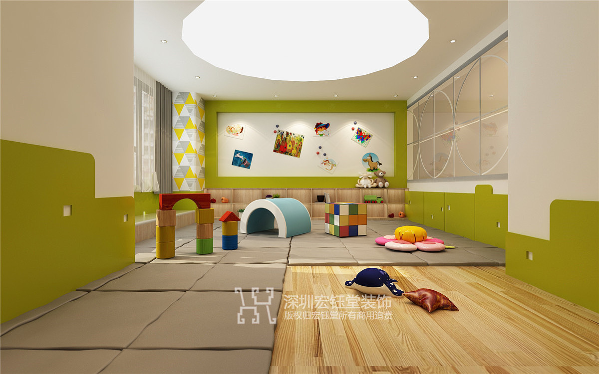 郑州幼儿园装修哪家好-郑州蓝亭贝树高端幼儿园装修图（图ZMTY0Mzc2OTgw） - 家装设计 - 站酷设计师郑州幼儿园设计原创素材 - 站酷ZCOOL