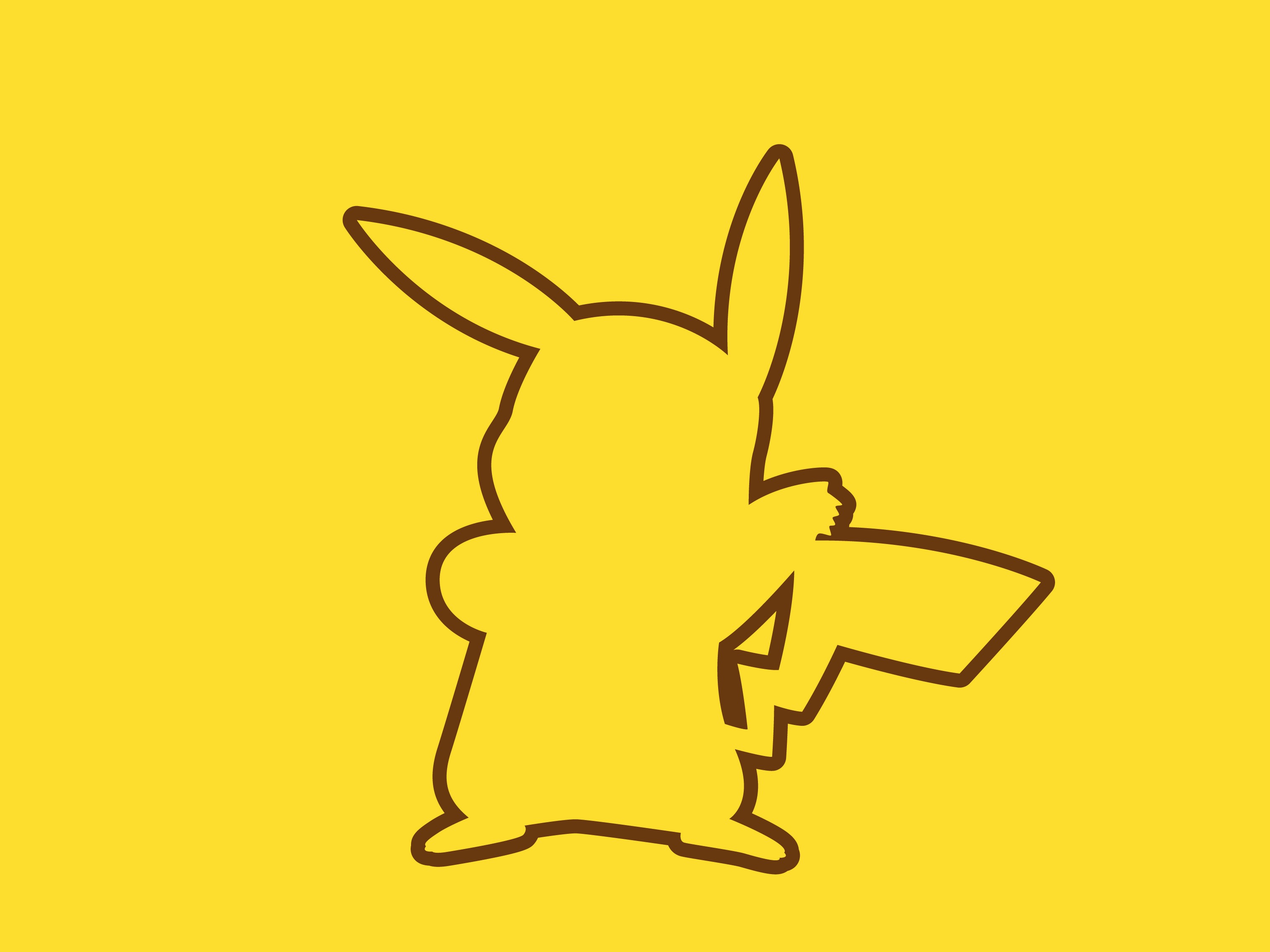 皮卡丘字体设计Pikachu|平面|字体/字形|MrSongsu - 原创作品 - 站酷 (ZCOOL)