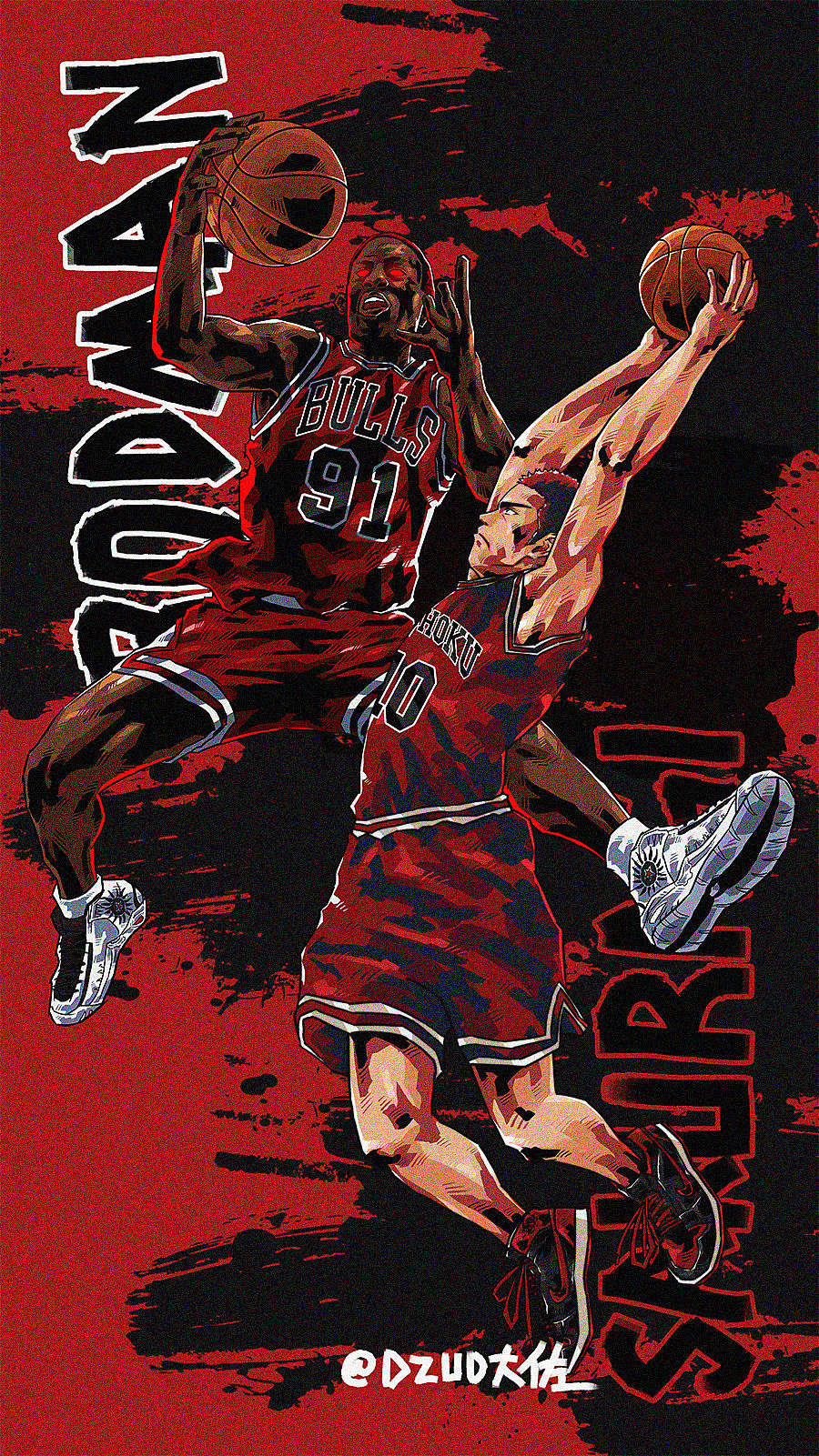 SLAM DUNK 与 NBA（图ZMTU2OTY0ODc2） - 创作习作 - 站酷设计师DZ10原创素材 - 站酷ZCOOL