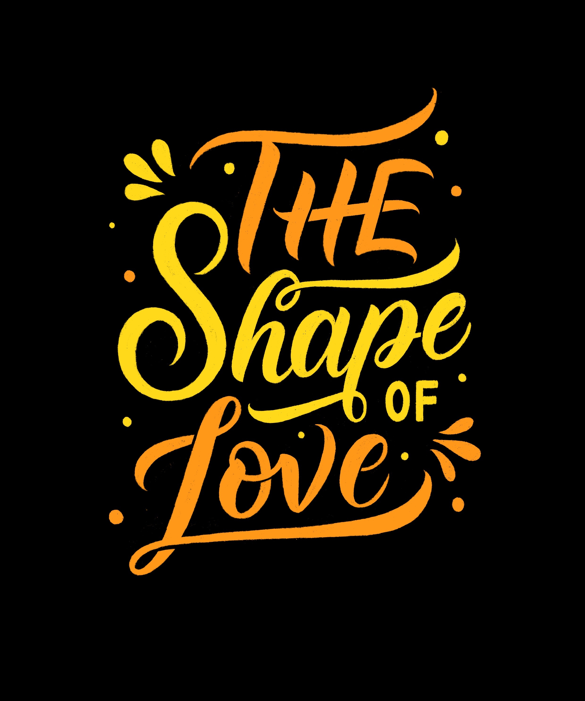 ipad lettering no.4 - rainbow color