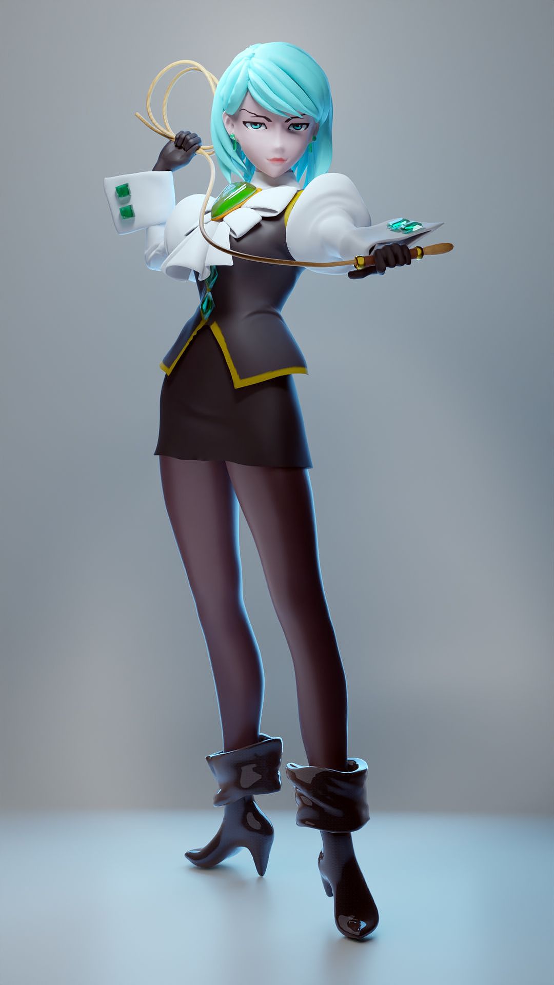 【逆转裁判】捏了个小冥