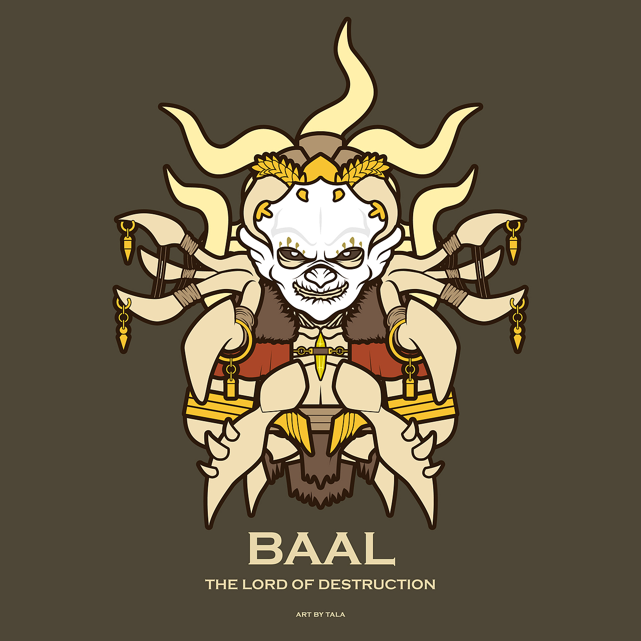 Diablo系列同人插画（图ZMjI1MTYwNTUy） - 创作习作 - 站酷设计师Tala比热熊原创素材 - 站酷ZCOOL