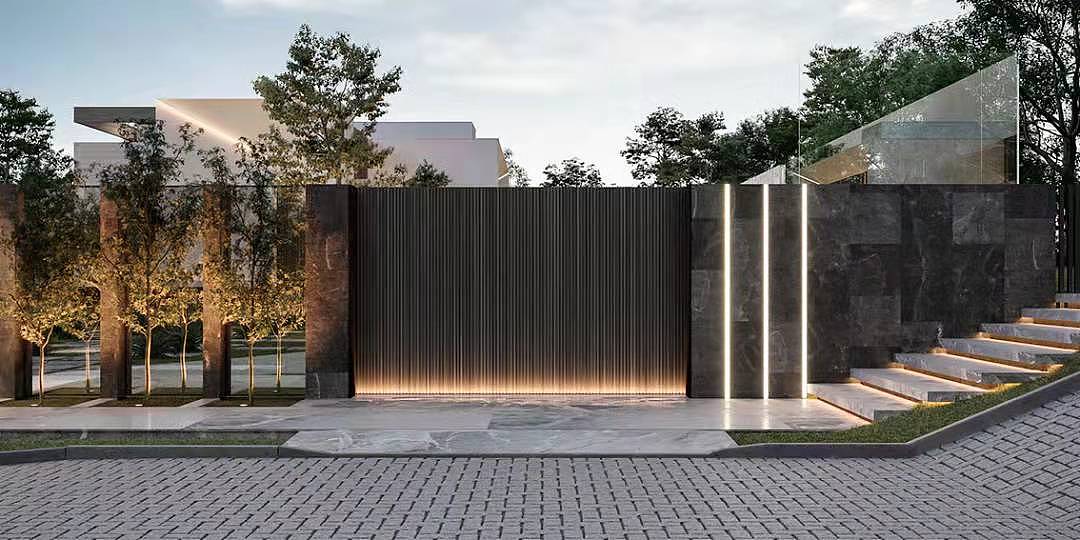 精彩景观搭配的自建别墅设计