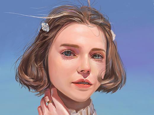 頭像練習(xí)（個(gè)人主頁-ZNDg5NzkzNDg=） - 創(chuàng)作習(xí)作 - 站酷設(shè)計(jì)師聆聽風(fēng)兮原創(chuàng)素材 - 站酷ZCOOL