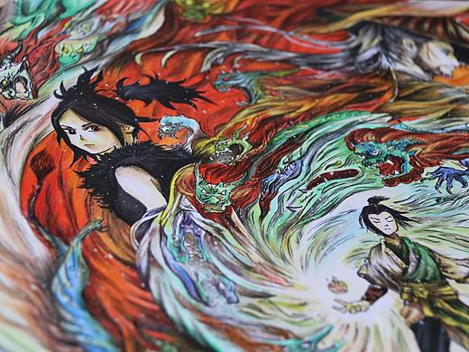 手绘-国产动漫临摹练习《风语咒》