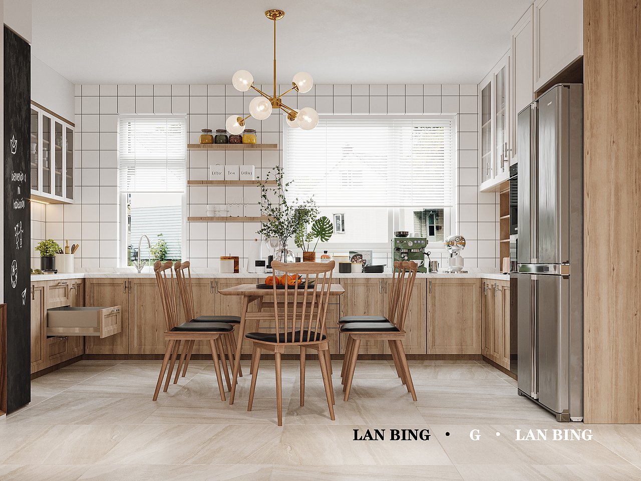 小清新北欧风小平层（图ZMjMxNzk2ODA4） - 家装设计 - 站酷设计师阿昌绘万家原创素材 - 站酷ZCOOL