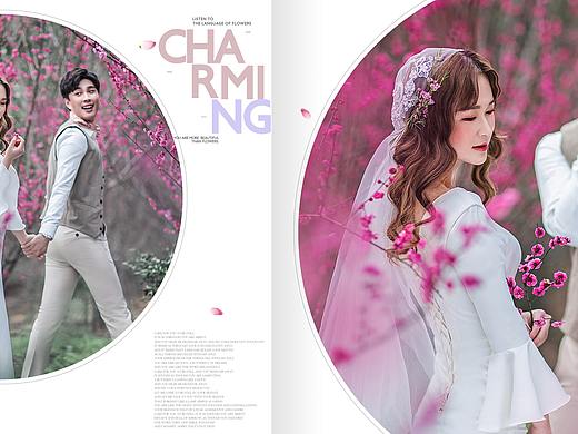 婚纱相册设计《人比花娇美》修图师大陆作品