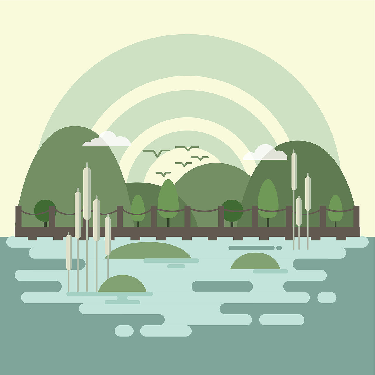 羊城新八景-AI插画（图ZMjM0ODg2NjIw） - 艺术插画 - 站酷设计师Janieee1原创素材 - 站酷ZCOOL