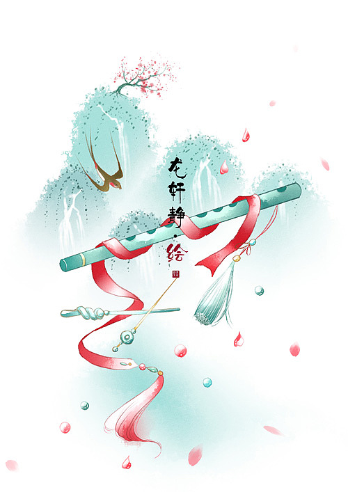 闲情雅寄（图ZMTM0OTA4Nzk2） - 商业插画 - 站酷设计师龙轩静原创素材 - 站酷ZCOOL