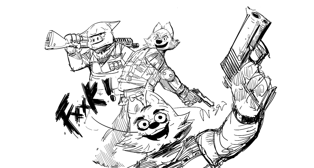 攒的一波新涂鸦一口气发上来！（图ZMTY5MjM4MzQ0） - 概念设定 - 站酷设计师画画儿老王原创素材 - 站酷ZCOOL