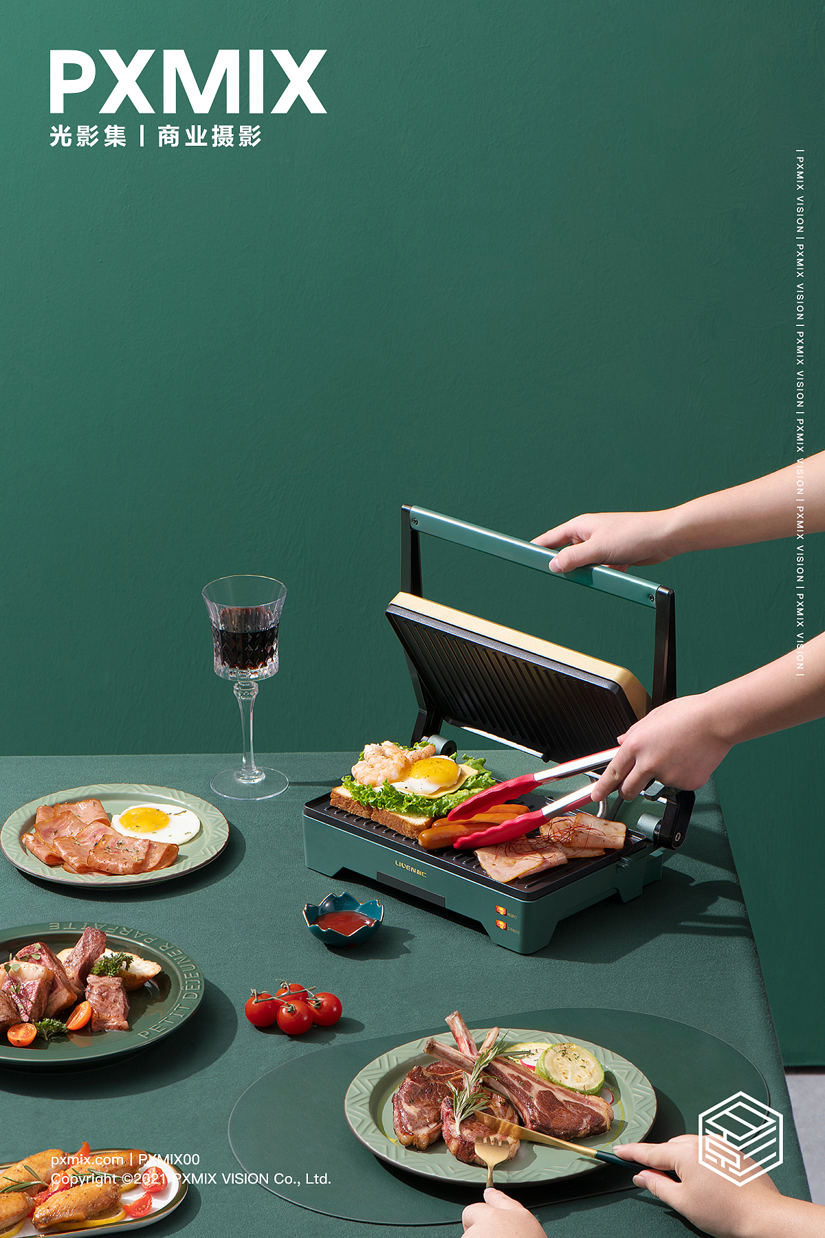 小家电摄影丨 利仁 电饼铛 x 光影集 PXMIX