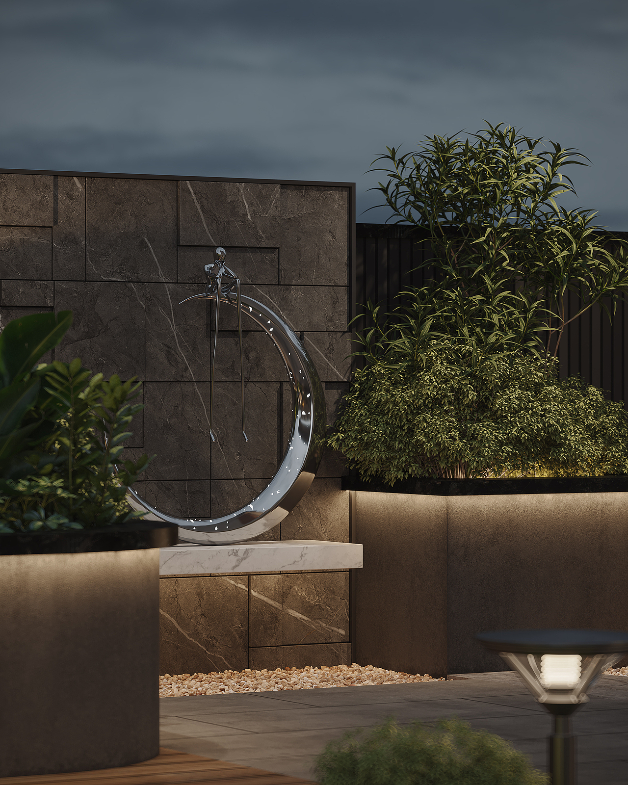 室外园林建筑表现