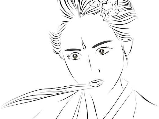 波普艺术，钢笔勾线