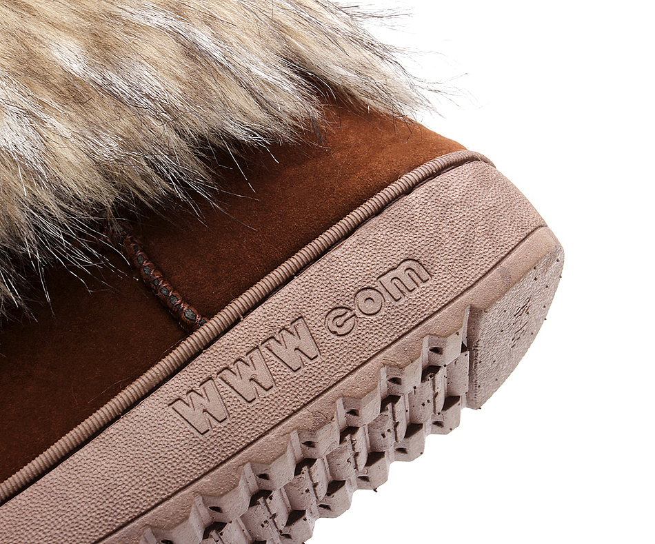 雪地靴学生棉鞋棉靴女靴店主实物拍摄靴子 毛毛靴中筒靴长筒靴实物拍摄 模特拍摄