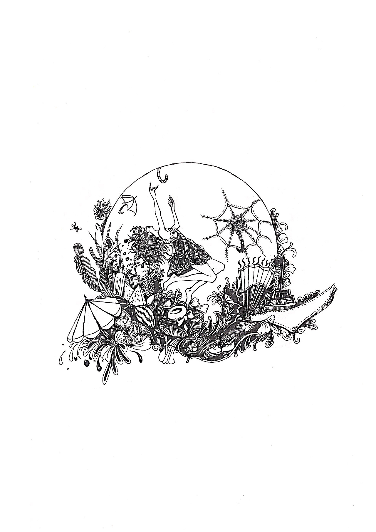 线描（图ZMTk1MDgwMDQw） - 创作习作 - 站酷设计师娃娃画坊原创素材 - 站酷ZCOOL