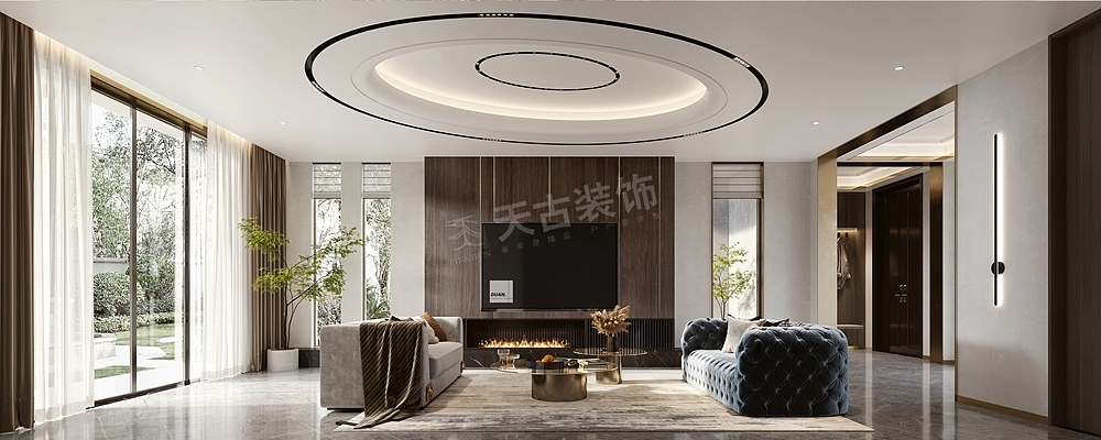 力帆堂悦装修,联排别墅户型方案设计,渝北别墅装修