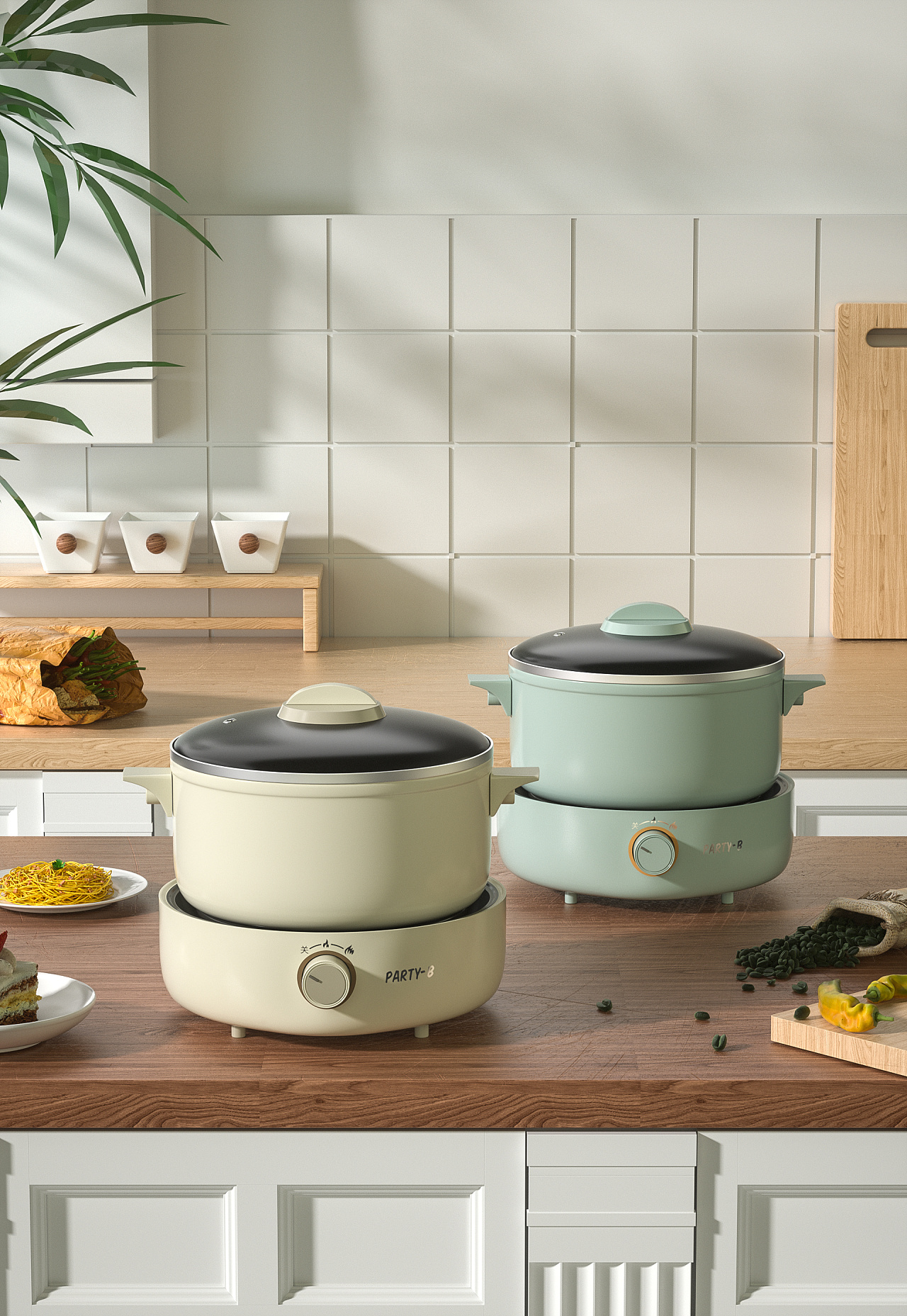 厨房小家电建模渲染c4d ps