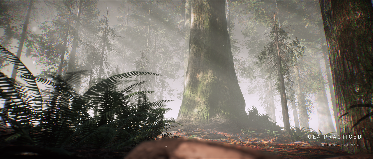Forest park in mist-Styleframe practiced（图ZMjI4ODQ2NTky） - 场景 - 站酷设计师ZixiIceyy原创素材 - 站酷ZCOOL