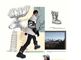 文藝雜志鞋廣告