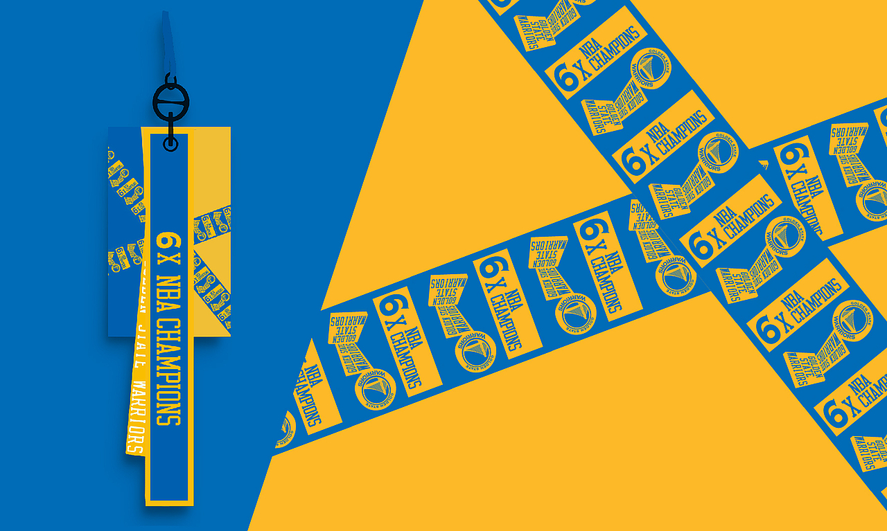 NBA 冠军展衍生品设计——勇士队 & 马刺队