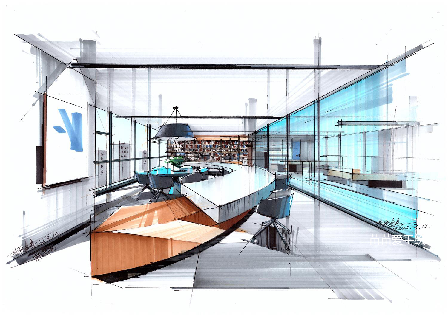 室内设计手绘效果图表现技法