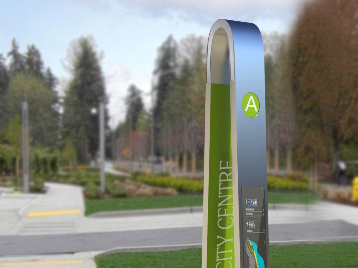 户外导视标识Rhinoceros+KeyShot 7+PS后期(6期)_共享工业吧-站酷ZCOOL