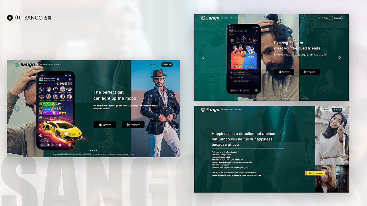 作品集-THREE（图ZMjc5MzU1Mzgw） - APP界面 - 站酷设计师炽画_鹿啾啾原创素材 - 站酷ZCOOL