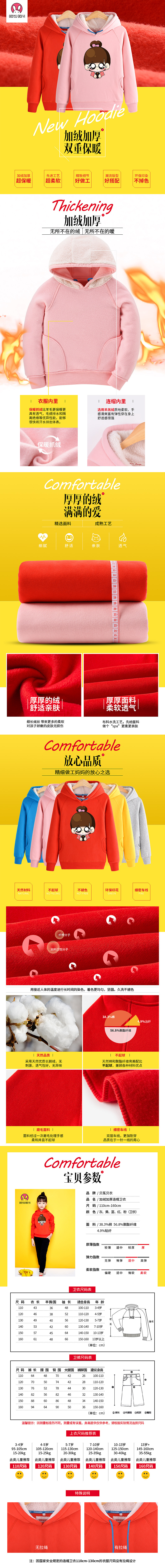 童装详情页 T恤详情页