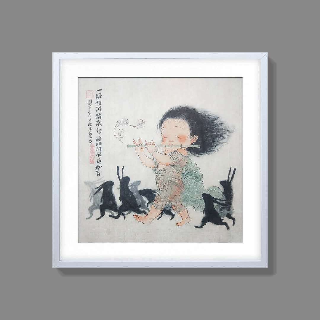 明子的水墨奇幻世界——《风信子系列》2,海量慎点。(图ZMjc3NTQzMDc2) - 绘画 - 站酷设计师明子水墨奇幻世界原创素材 - 站酷ZCOOL