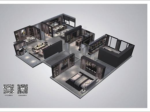 极简轻奢整体衣柜家具图册设计 吸塑模压橱柜彩页印刷