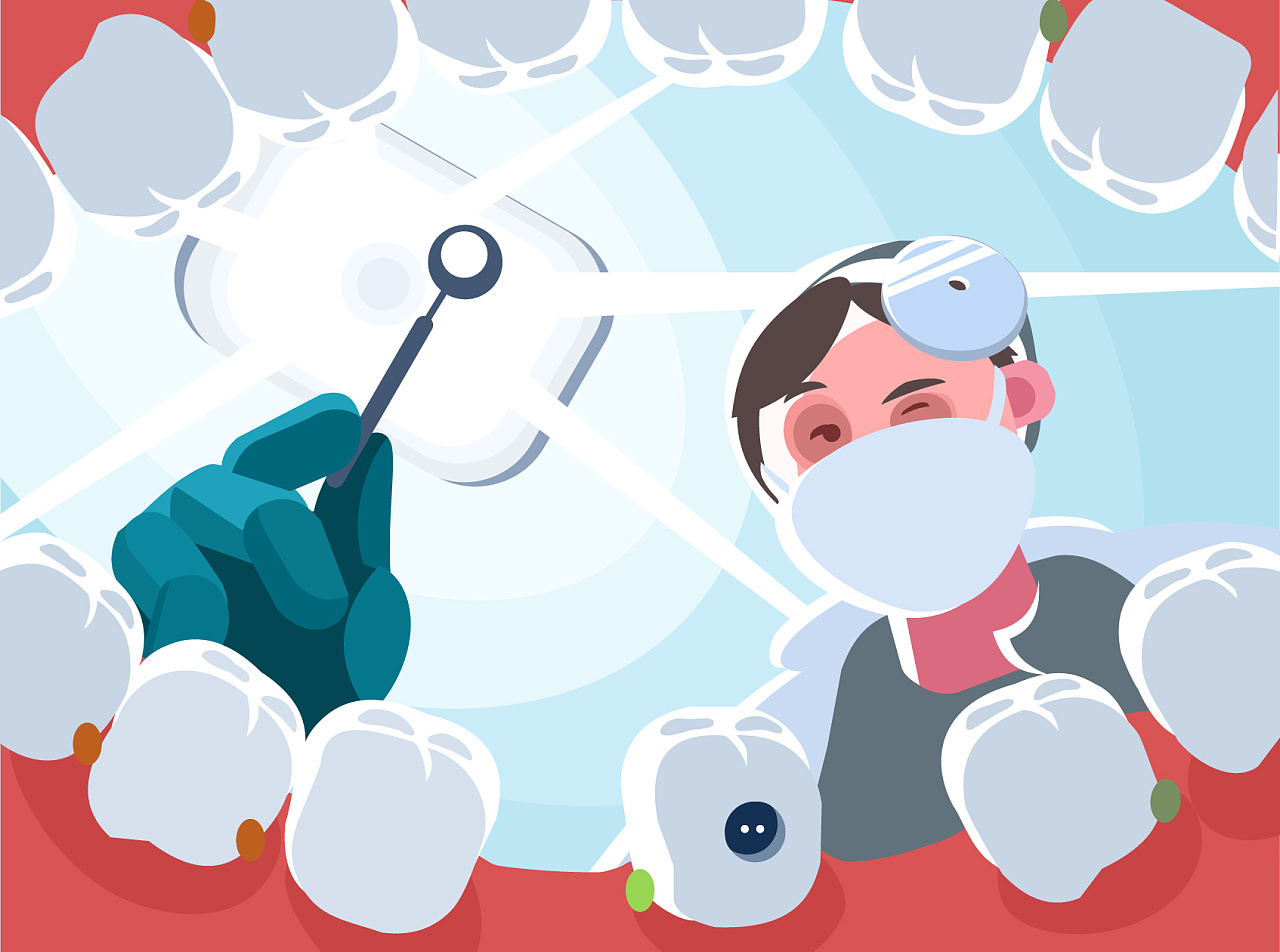 爱护牙齿|插画|商业插画|singu - 临摹作品 - 站酷 (zcool)