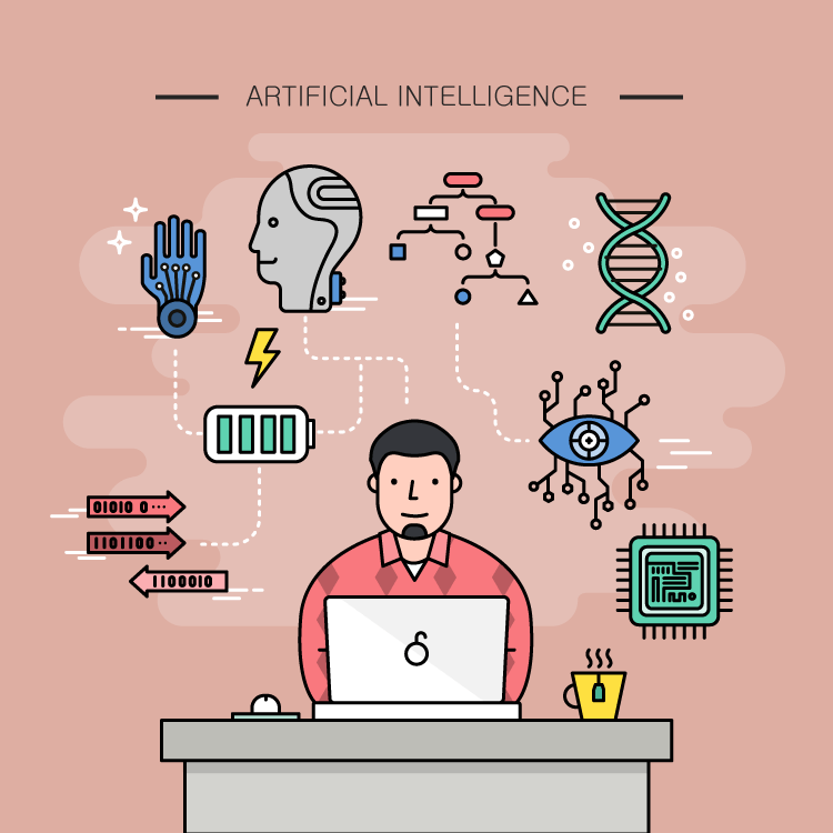 互联网IT职业人物插画（图ZMjIwMTM5MjI4） - 创作习作 - 站酷设计师越前龍馬原创素材 - 站酷ZCOOL