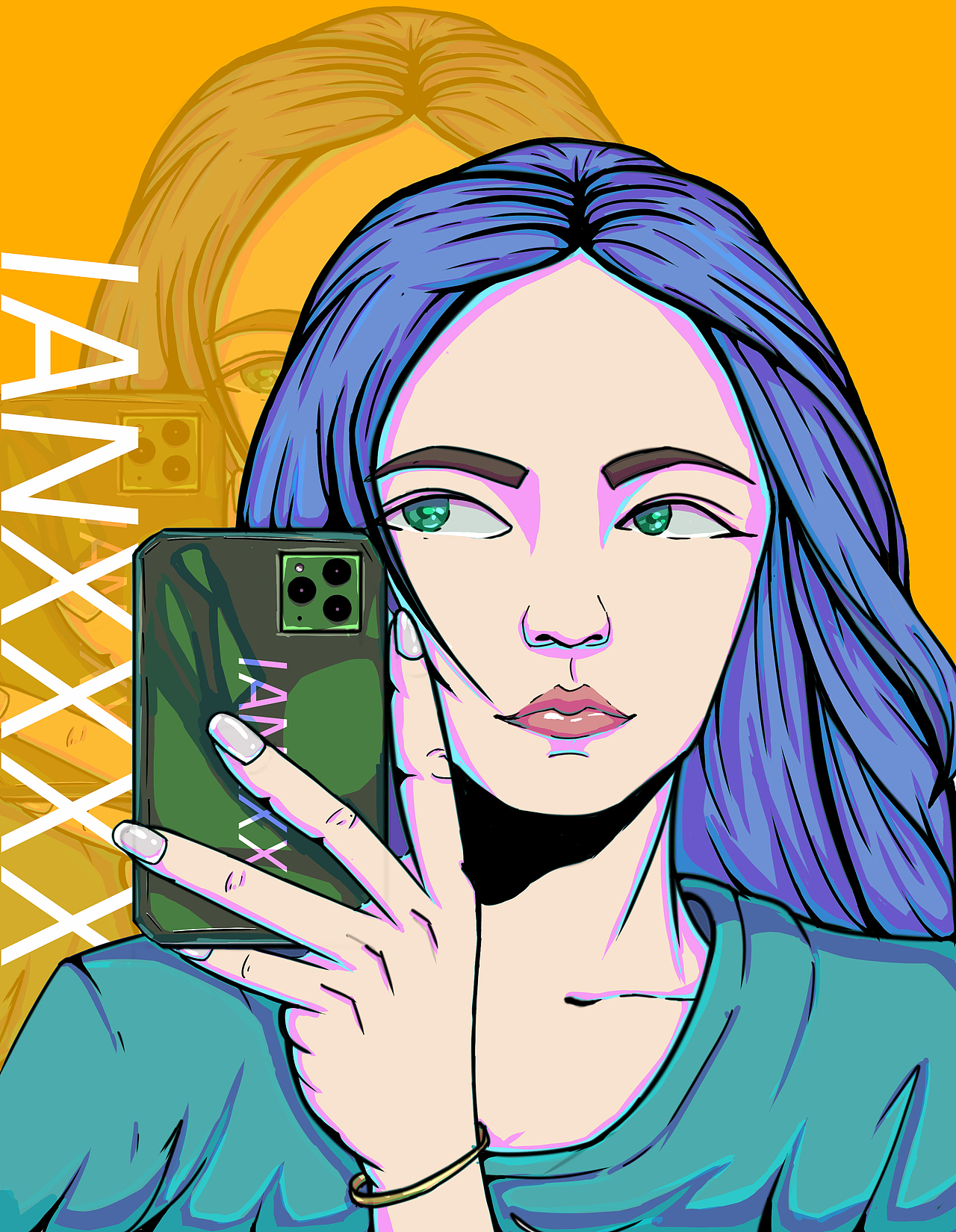 手绘头像（图ZMjY0NTcyOTQ0） - 创作习作 - 站酷设计师Ianxx_xxx原创素材 - 站酷ZCOOL