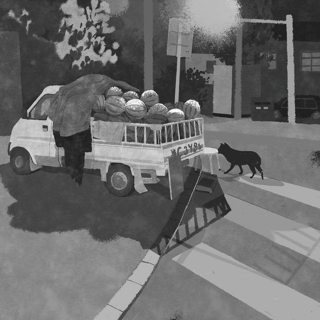 夜行2（图ZMTM2MTc5NzY0） - 商业插画 - 站酷设计师yoonliu原创素材 - 站酷ZCOOL