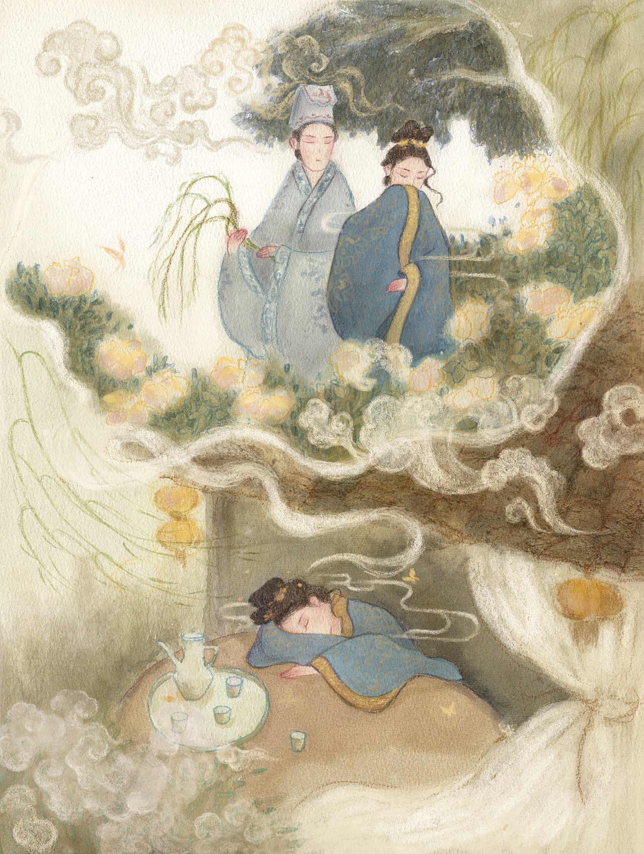 插画  文学插图