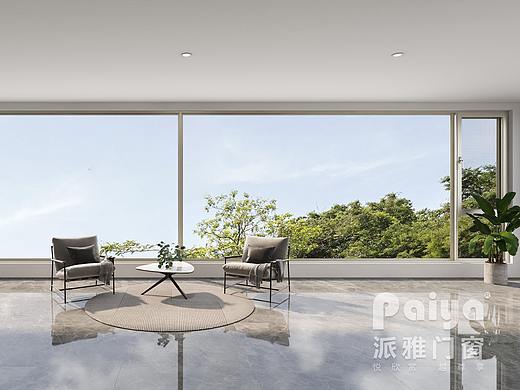 十大门窗品牌派雅-铝合金门窗效果图