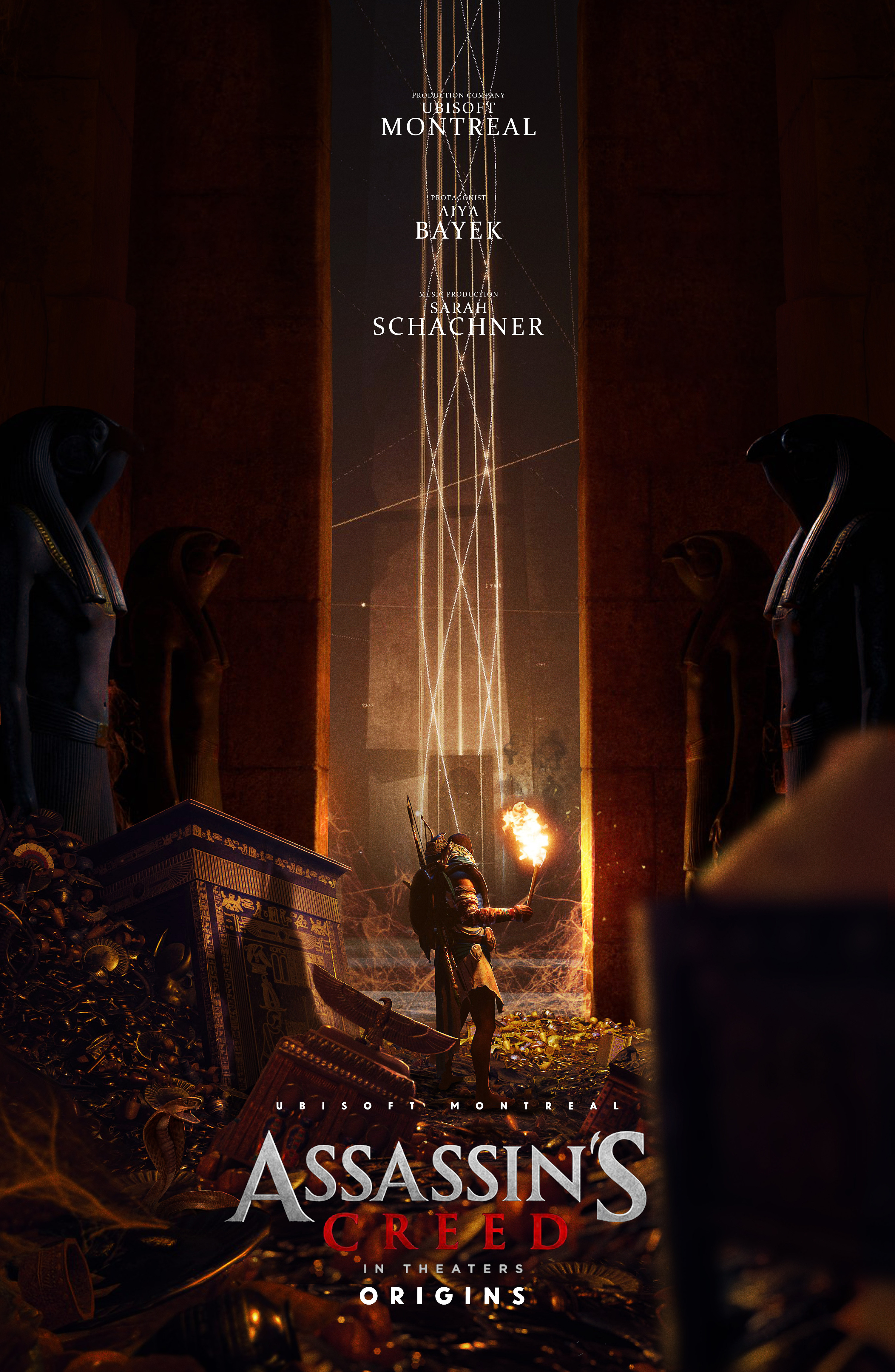 刺客信条起源海报设计